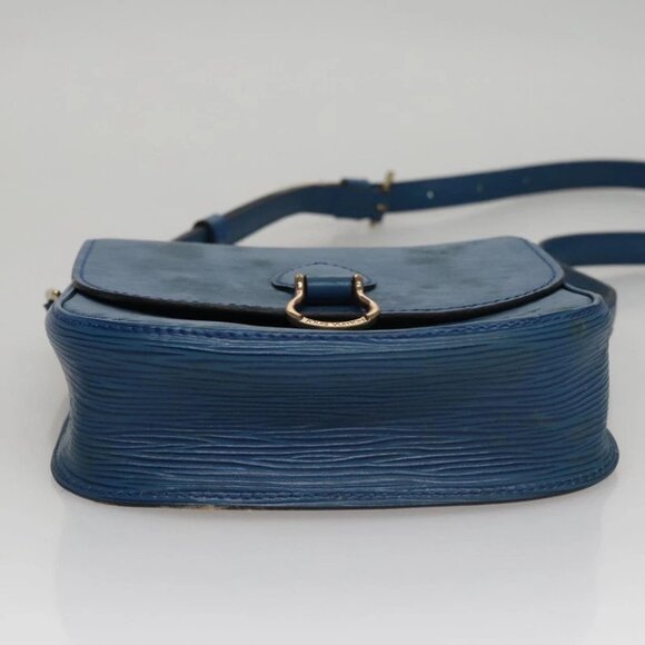 LOUIS VUITTON Epi Saint Cloud PM Shoulder Bag Blue - Picture 5 of 15